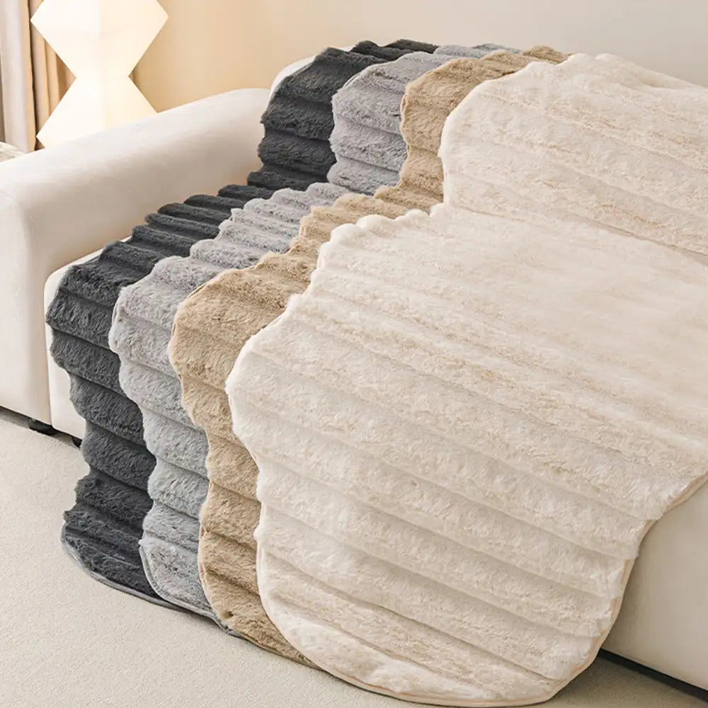 Fluffy Comfort Plüsch Möbel Schutz Dekorative Sofabettdecke