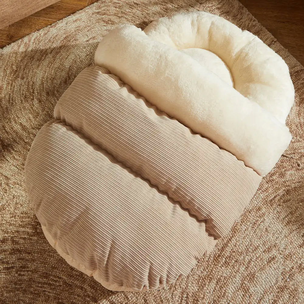 Spaß Hausschuh-Stil Warm Abnehmbar Und Waschbar Eingeschlossene Haustierbett