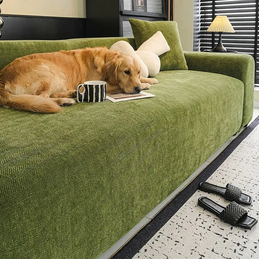 Rautenmuster Voller Schutz Bequemer Kratzfester Sofaschutz Magische Sofaabdeckung