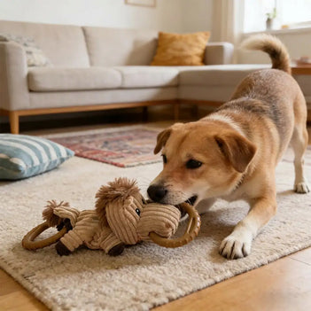 Interaktives Hundespielzeug zum Kauen - Pferd