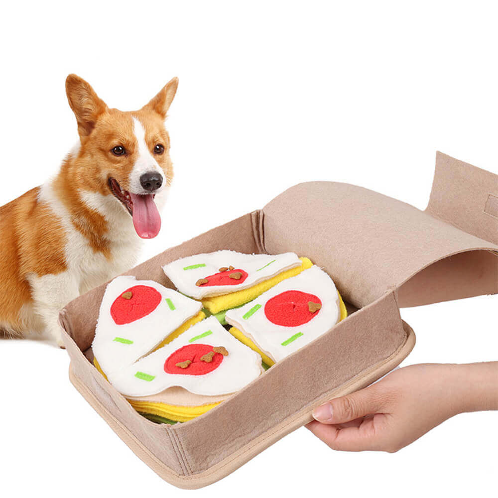 Interaktives Slow Feeder Toy Pizza Schnüffelmatte Hundespielzeug