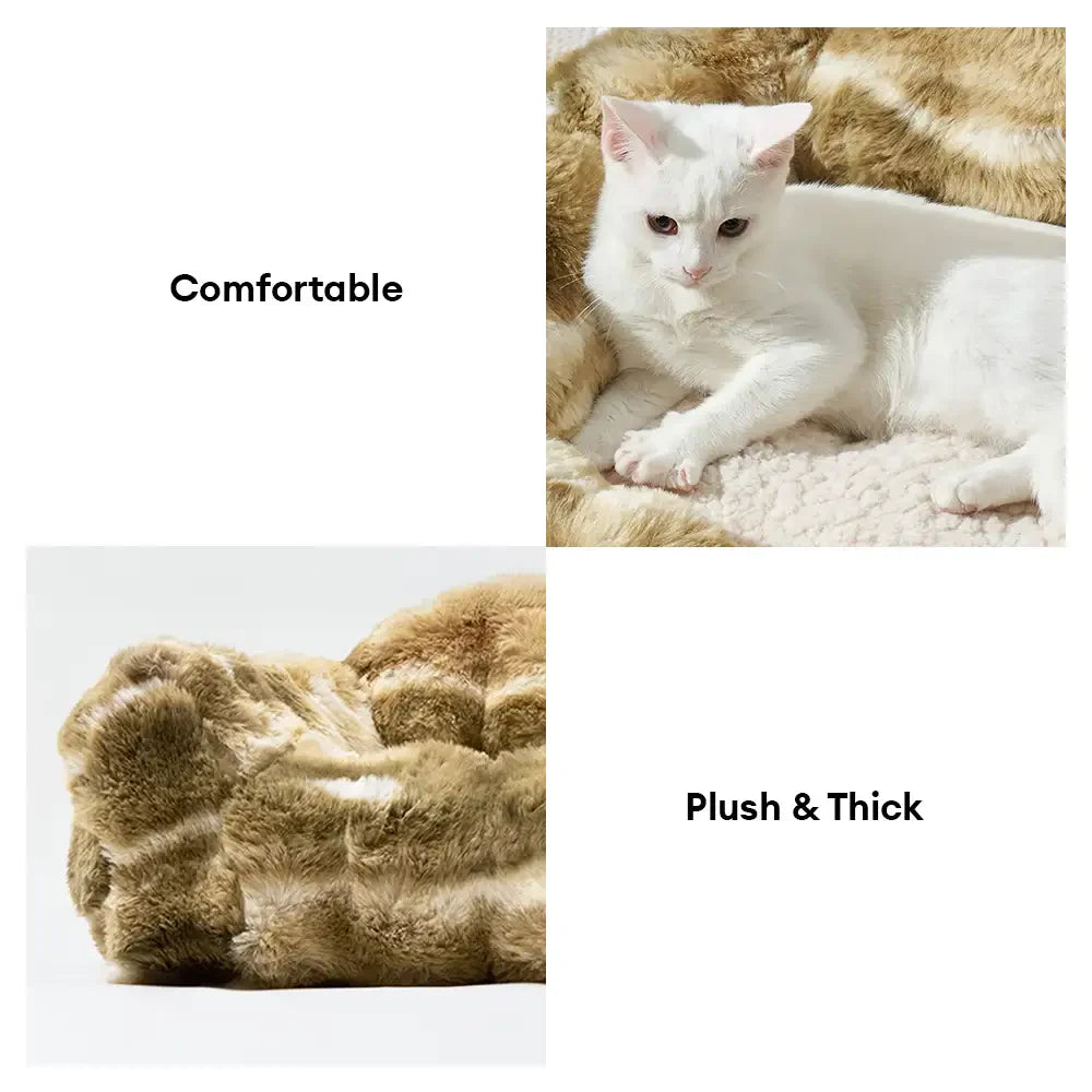 Dschungel Geheimnis Batik Plüsch Kuschelhund und Katzen Sofa Bett