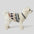 Gestrickter Fair Isle Diamant Hundepullover