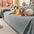 Linienmuster Chenille Bequemer Kratzfester Sofaschoner Couchbezug