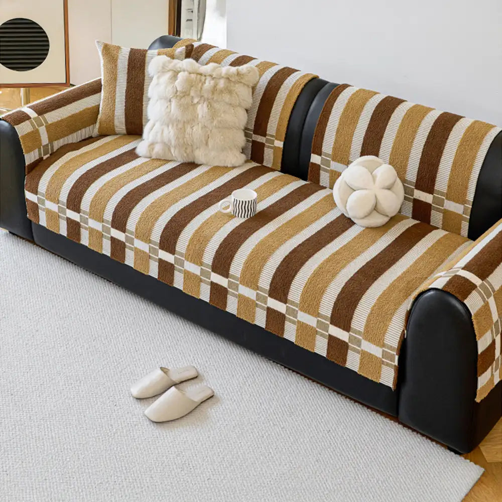 Mitteleuropäischer moderner Chenille kratzfester Möbel- und Rutschschutz für Couchbezüge