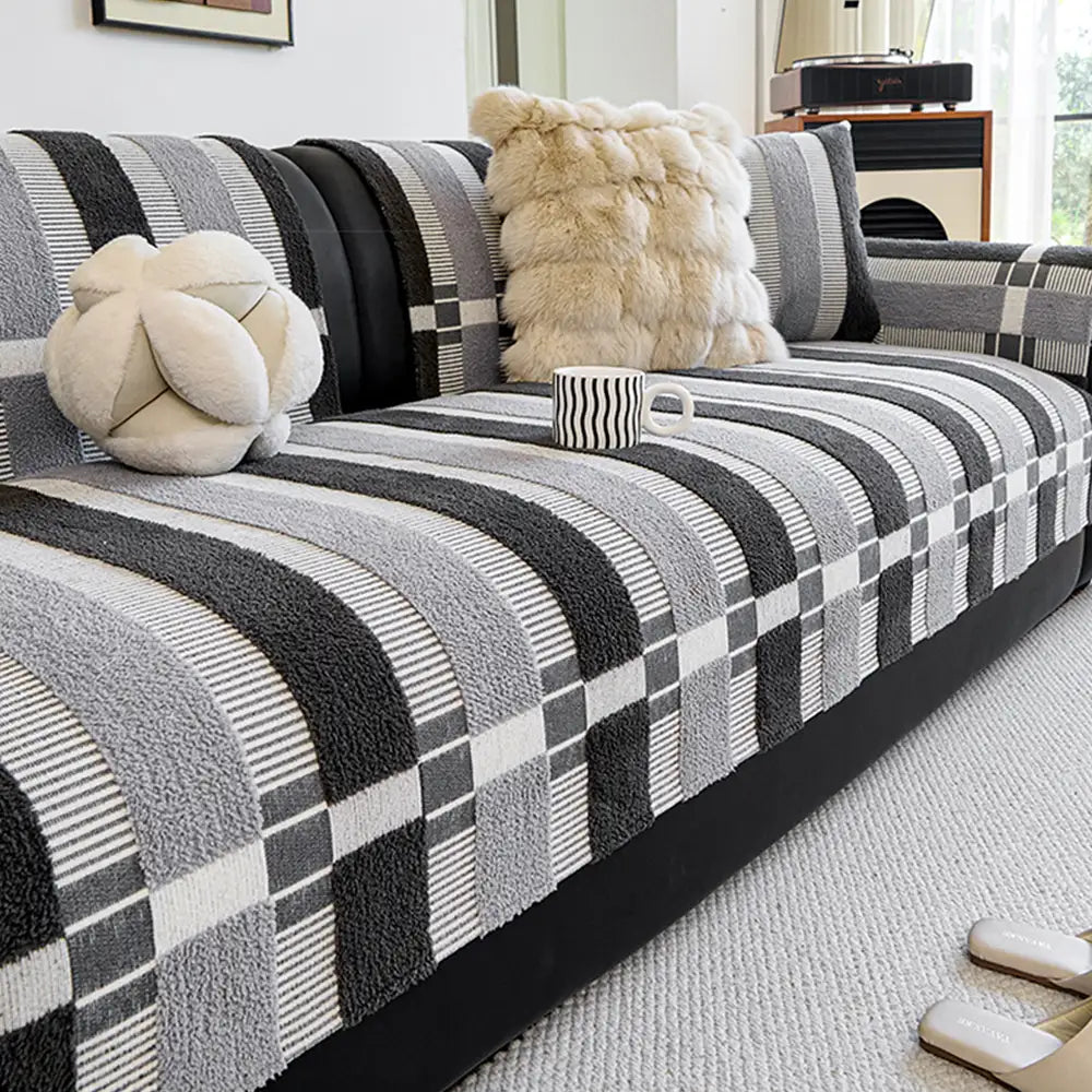 Mitteleuropäischer moderner Chenille kratzfester Möbel- und Rutschschutz für Couchbezüge