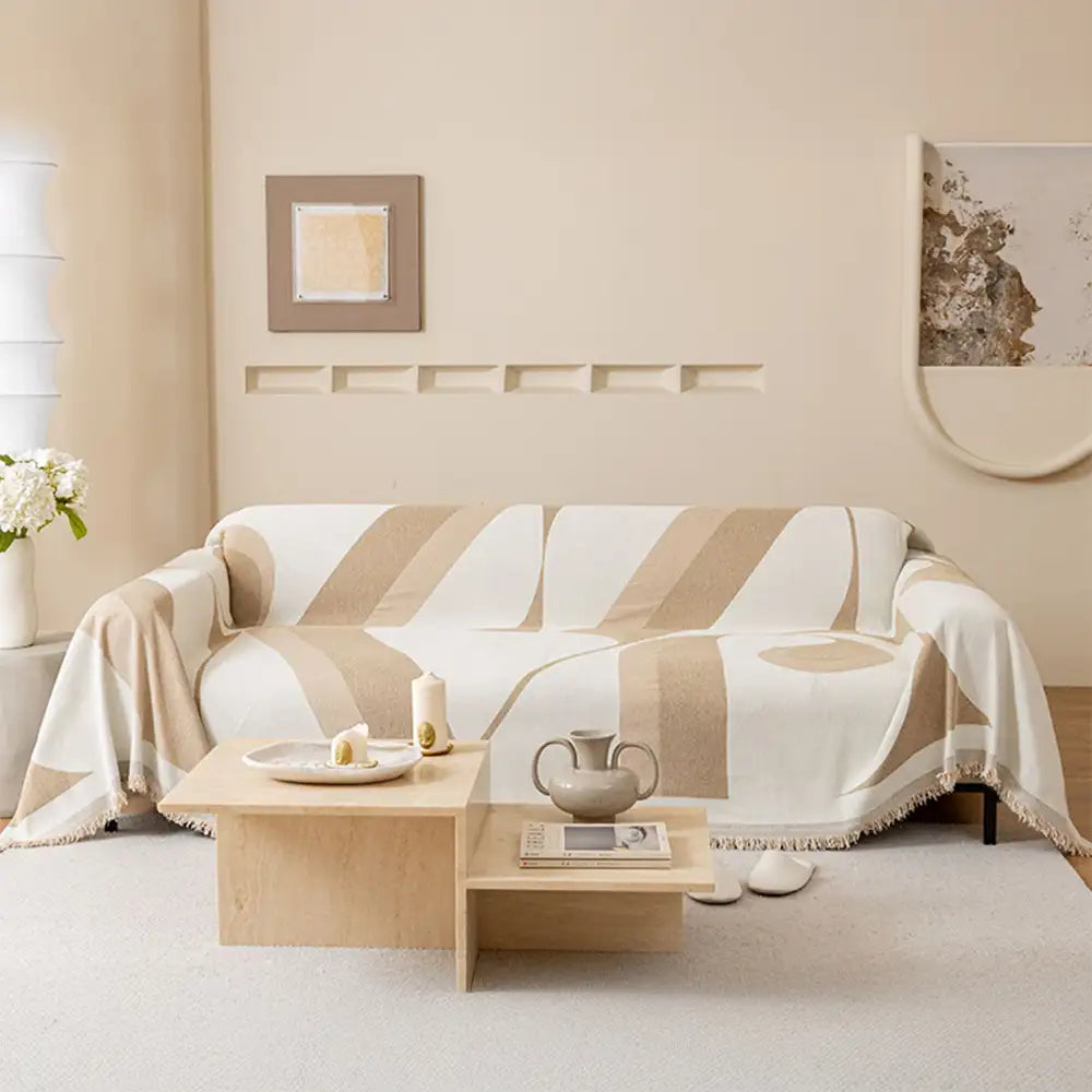 Moderne Chenille-Sofaabdeckung – Ganzjährig Universell & Multifunktional