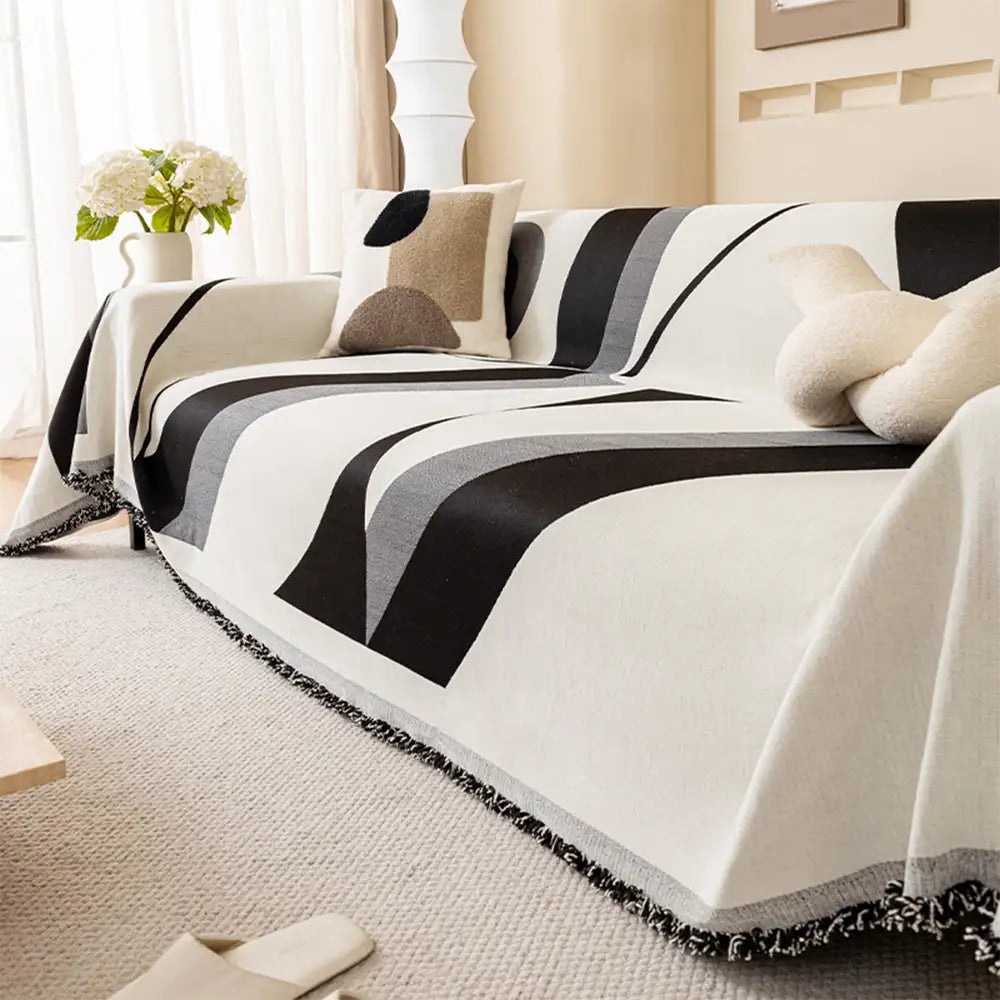 Moderne Chenille-Sofaabdeckung – Ganzjährig Universell & Multifunktional