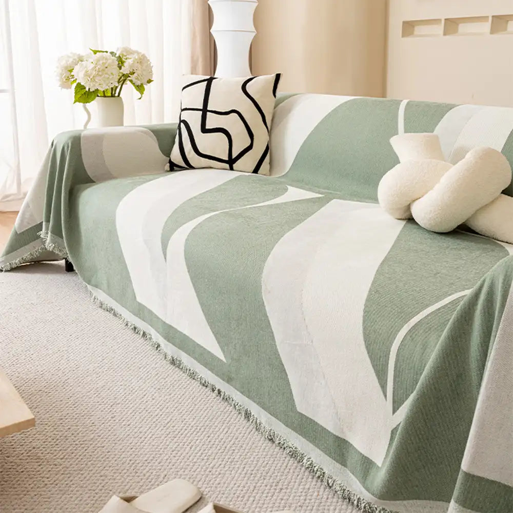 Moderne Chenille-Sofaabdeckung – Ganzjährig Universell & Multifunktional