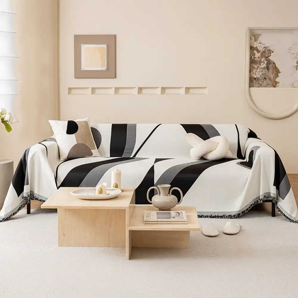 Moderne Chenille-Sofaabdeckung – Ganzjährig Universell & Multifunktional
