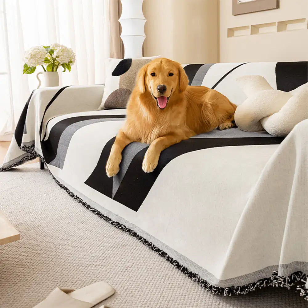 Moderne Chenille-Sofaabdeckung – Ganzjährig Universell & Multifunktional