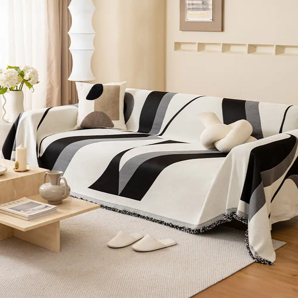Moderne Chenille-Sofaabdeckung – Ganzjährig Universell & Multifunktional