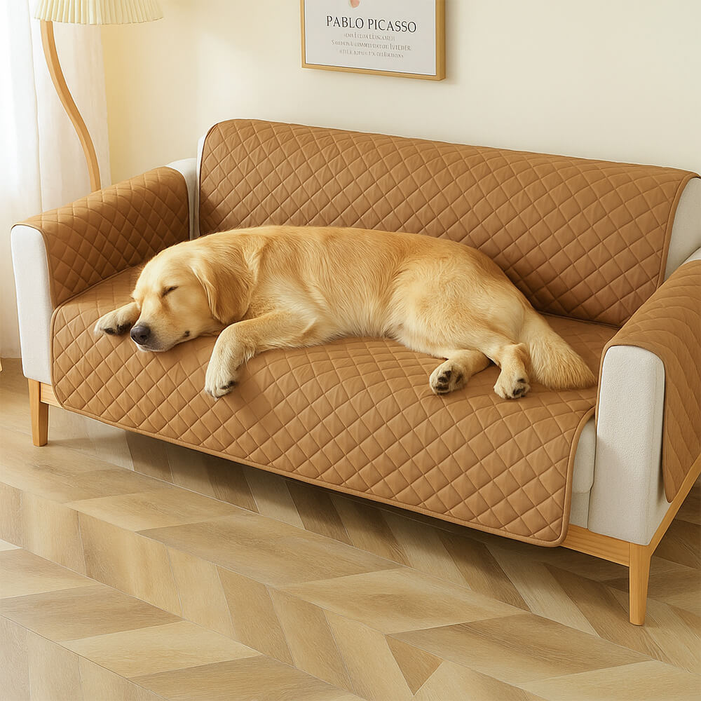 Moderner Diamant-Einzelsofa-Schutz Wasserabweisender Rutschfester Couchbezug mit Armlehne
