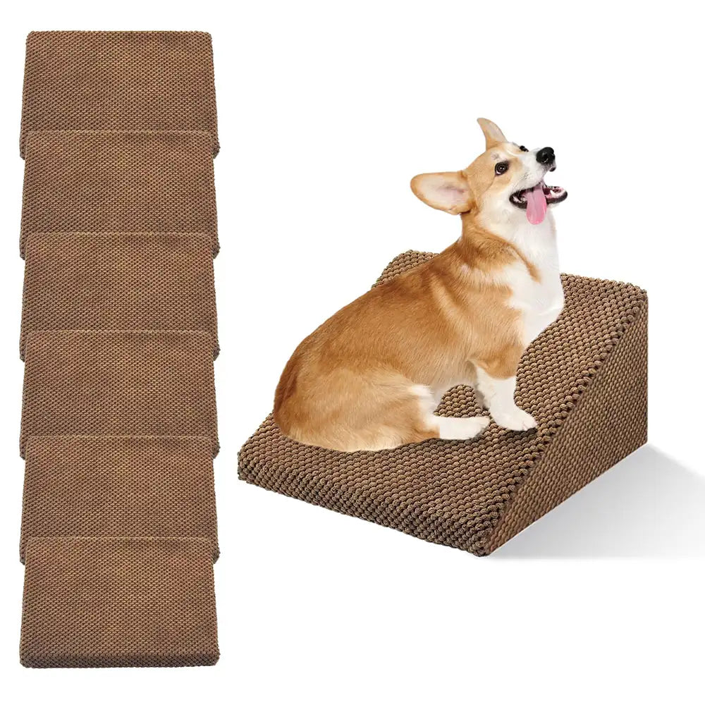 Modulare Schaumstoff-Hundetreppe für Treppen mit Klettverschluss
