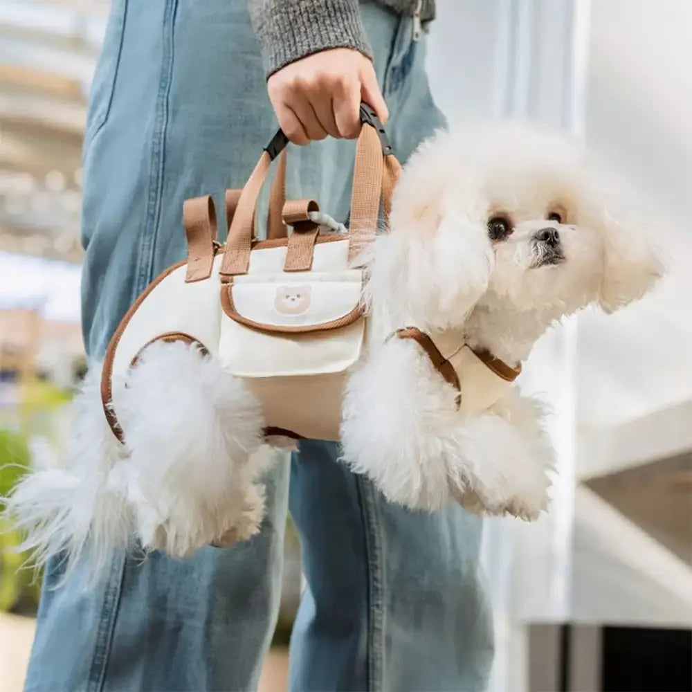 Multifunktionaler tragbarer Zug-Trage-Rucksack für kleine Hunde