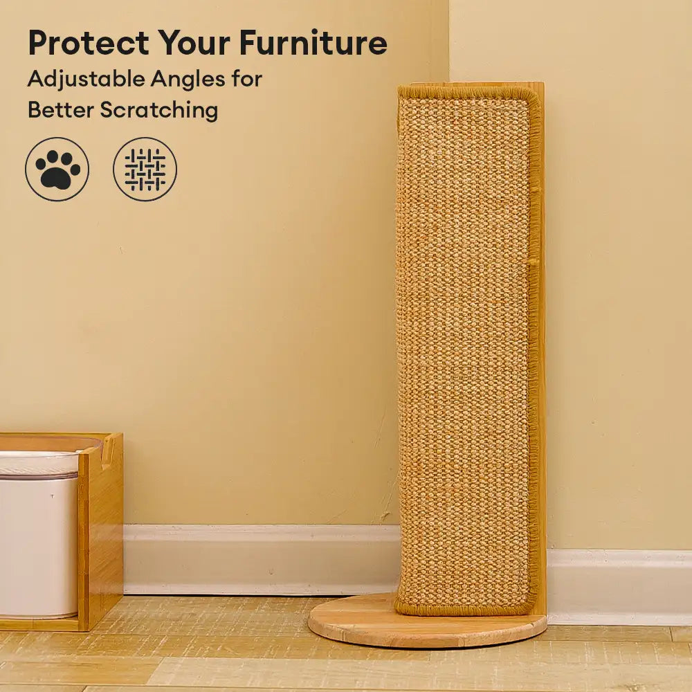 Multifunktionales Sofa und Wandschutz Sisal Kratzbrett für Katzen