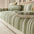 Naturstreifen Chenille Verdickter Sofa-Schutz Waschbar Rutschfeste Couch-Bezug