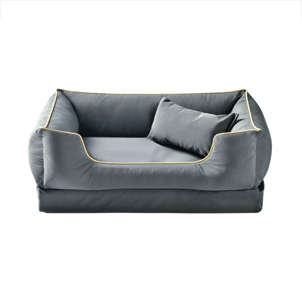 Nordischer Stil wasserdichter kratzfester waschbarer Hundesofa-Bett mit Kissen