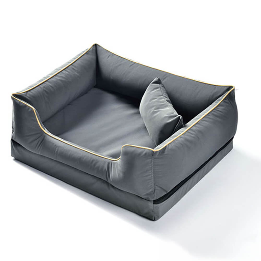 Nordischer Stil wasserdichter kratzfester waschbarer Hundesofa-Bett mit Kissen
