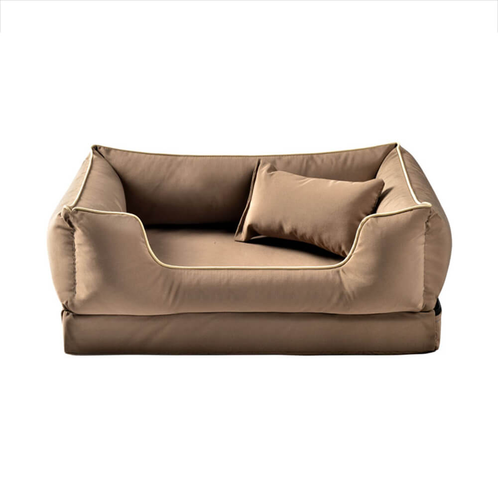 Nordischer Stil wasserdichter kratzfester waschbarer Hundesofa-Bett mit Kissen