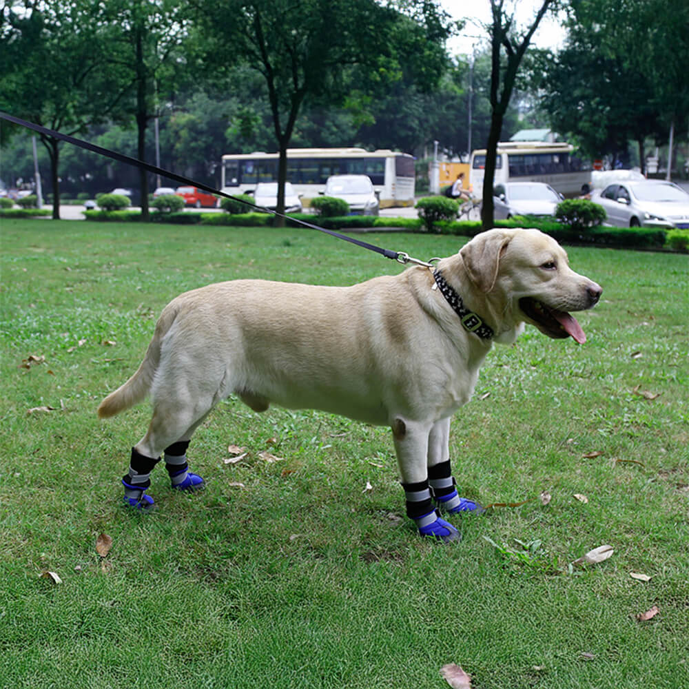 Wasserdichte Warme Langlebige Reflektierende Hundestiefel für den Außenbereich