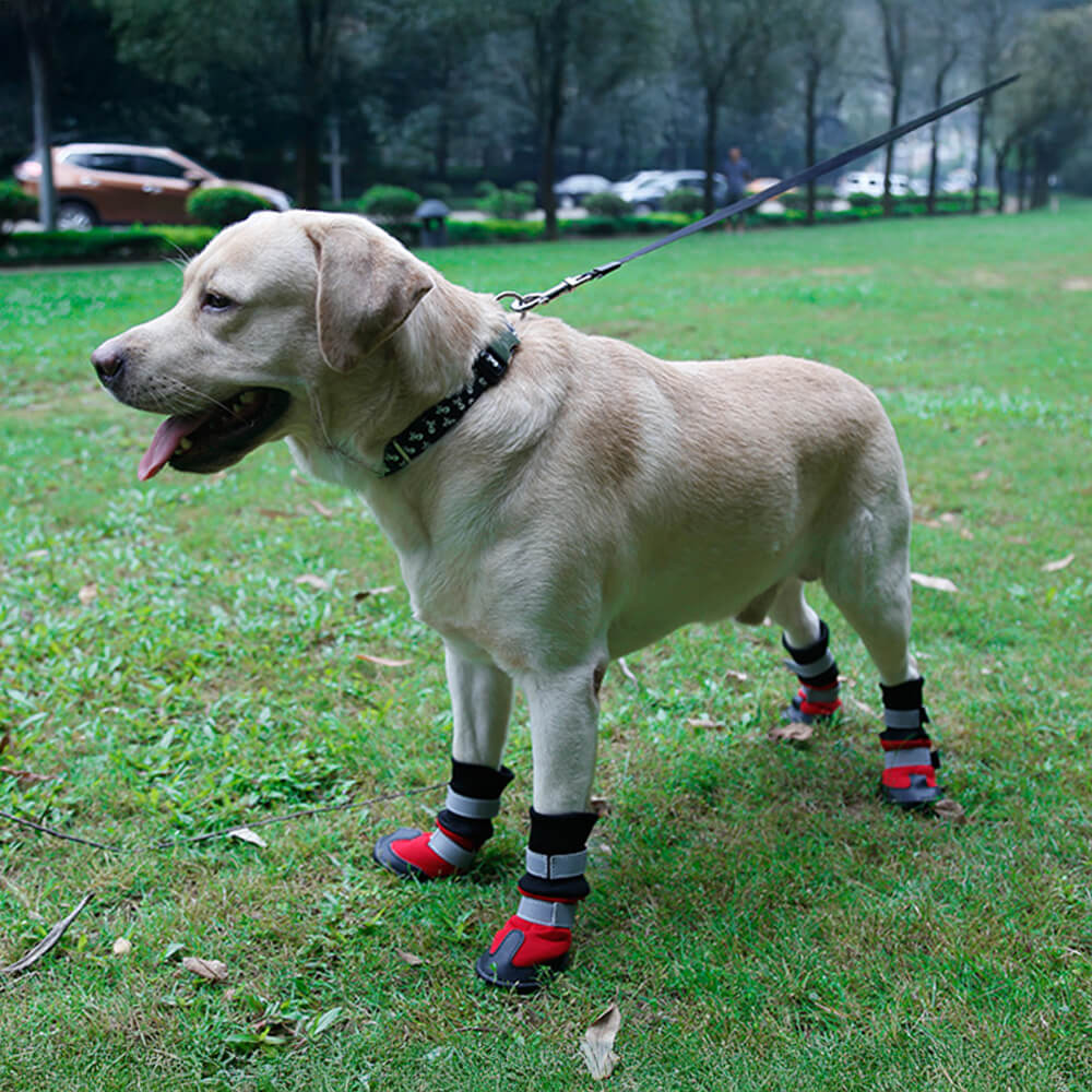 Wasserdichte Warme Langlebige Reflektierende Hundestiefel für den Außenbereich