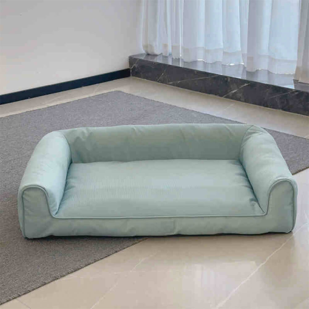 Wasserdichtes Oxford Abnehmbares Waschbares Bolster-Hundebett Sofa