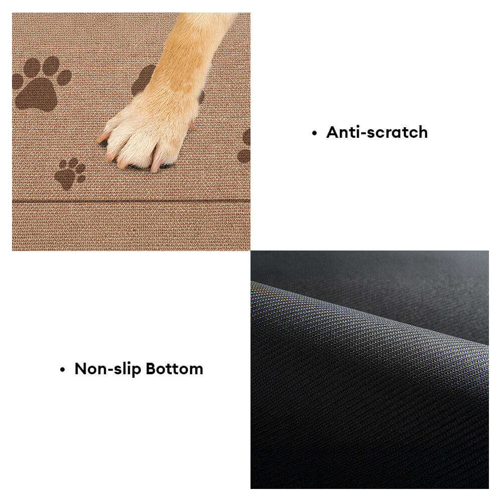 Pfoten- und Knochenmuster Rutschfeste, saugfähige Futtermatte für Hunde und Katzen