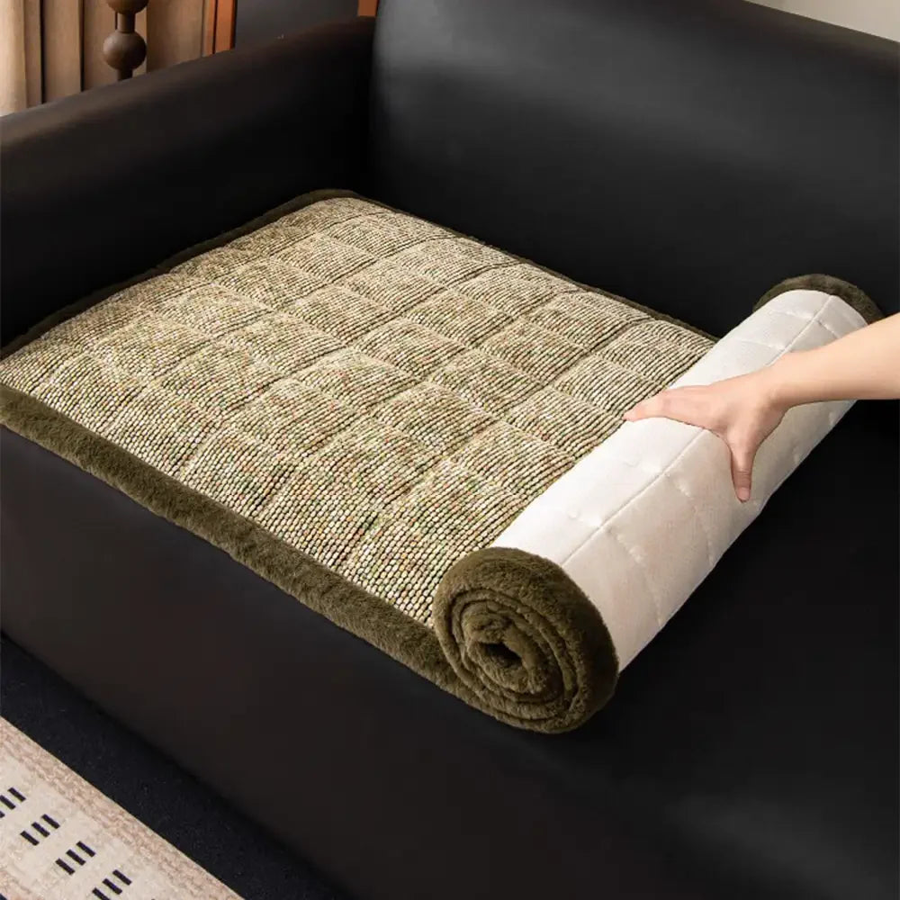 Haustierfreundlicher Chenille-Strukturierter Rutschfester Sofabezug mit Ausgefransten Rändern