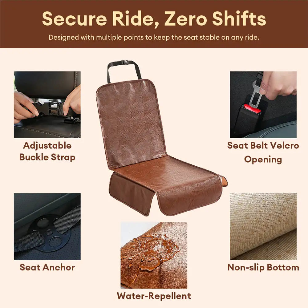 Tierfreundliche Kunstleder-Autositzmaske - Wasserdicht und schmutzabweisend