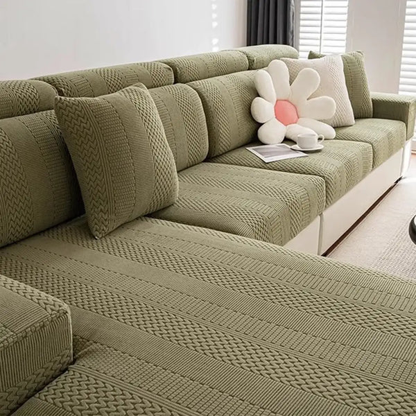 Polarfleece Weiche Antistatische Schutz Sofa Elastischer Vollumschlag Couchbezug