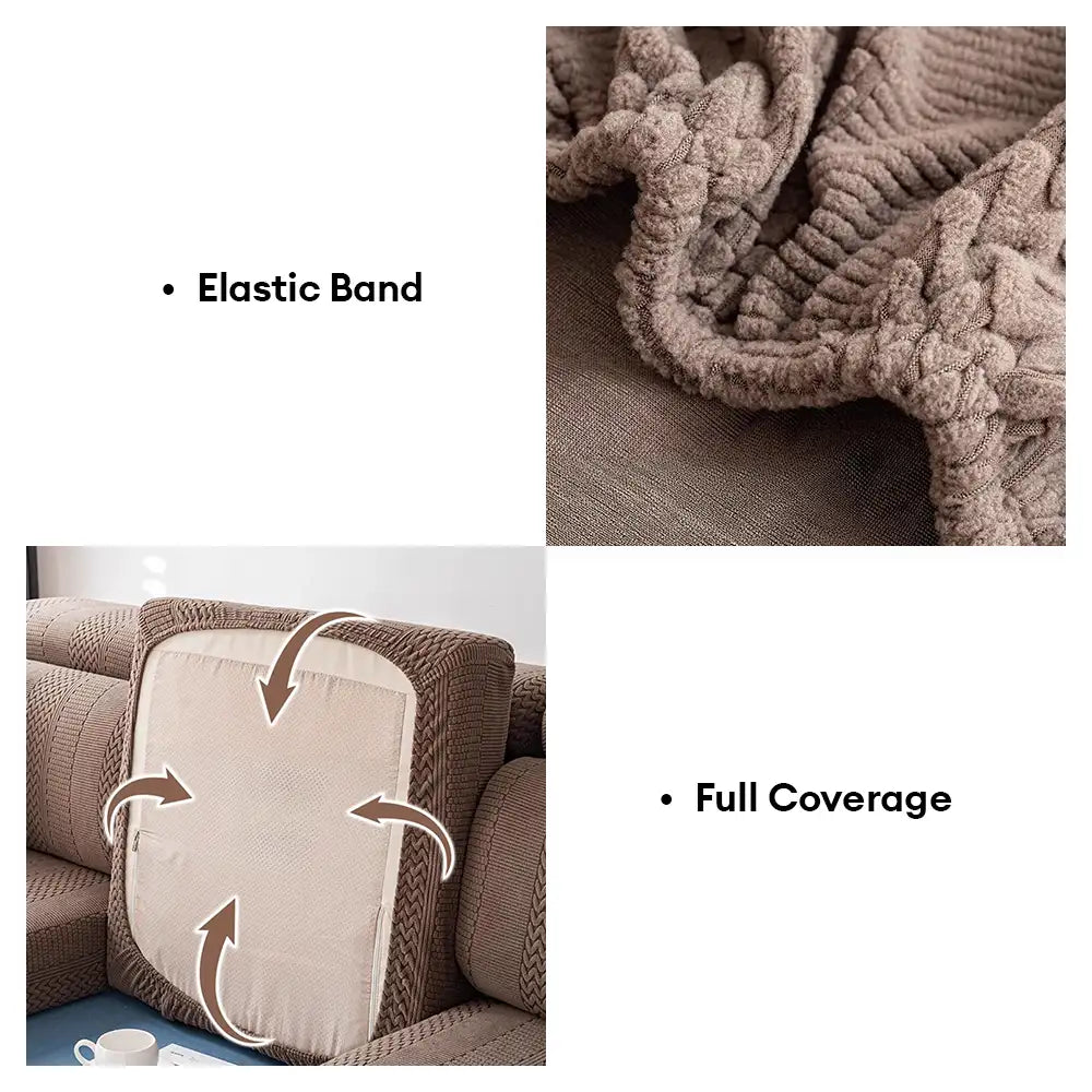 Polarfleece Weiche Antistatische Schutz Sofa Stretch Vollumschlag Couchbezug
