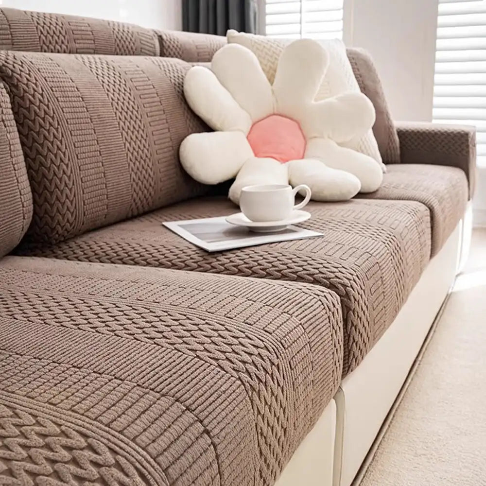 Polarfleece Weiche Antistatische Schutz Sofa Stretch Vollumschlag Couchbezug
