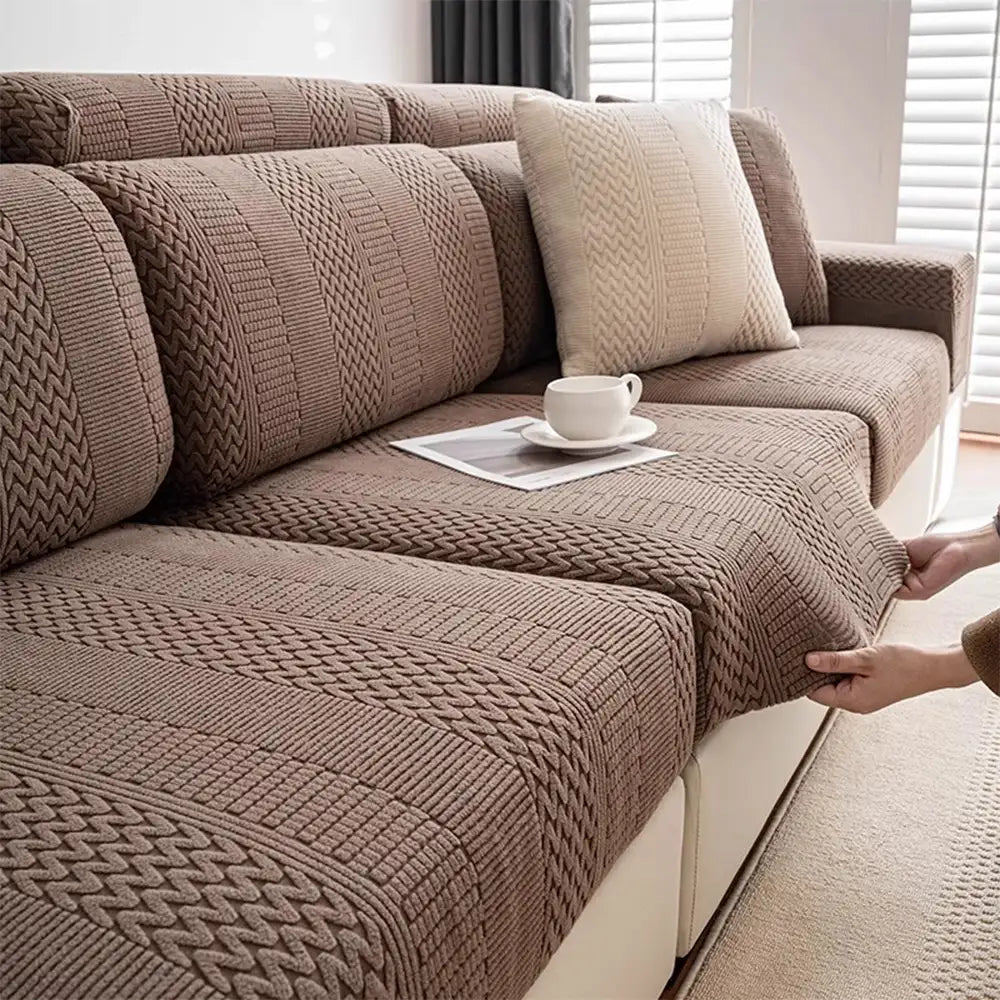 Polarfleece Weiche Antistatische Schutz Sofa Stretch Vollumschlag Couchbezug