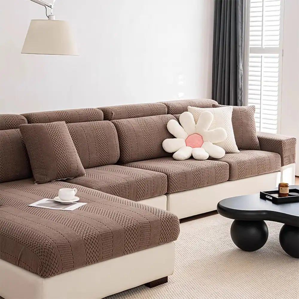 Polarfleece Weiche Antistatische Schutz Sofa Stretch Vollumschlag Couchbezug