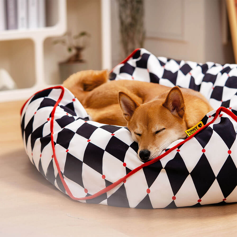 FunnyFuzzy Polygonal Pet Bean Bag Chair