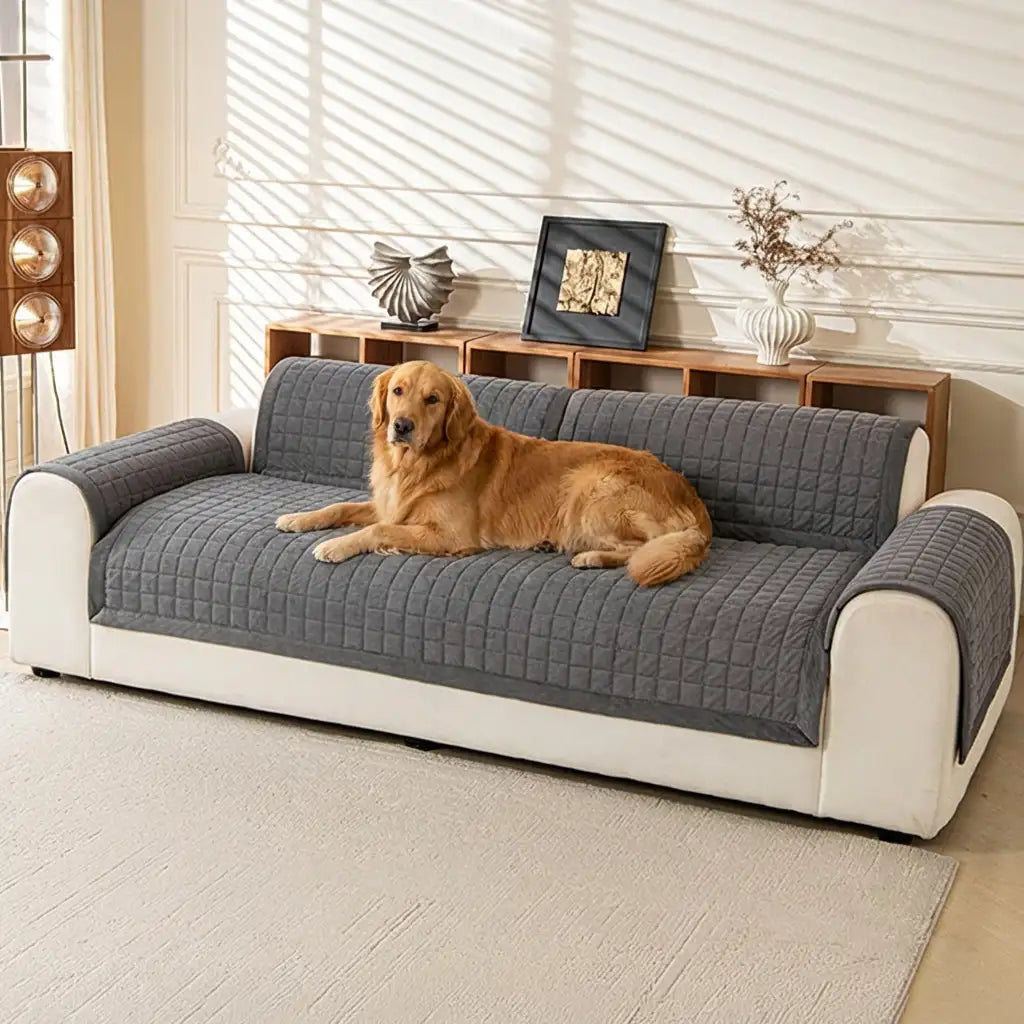 Gepolsterter quadratischer einfacher bequemer Sofa-Schutz Non-Slip Couchbezug