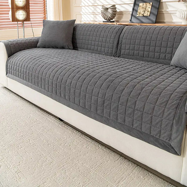 Gepolsterter quadratischer einfacher bequemer Sofa-Schutz Non-Slip Couchbezug