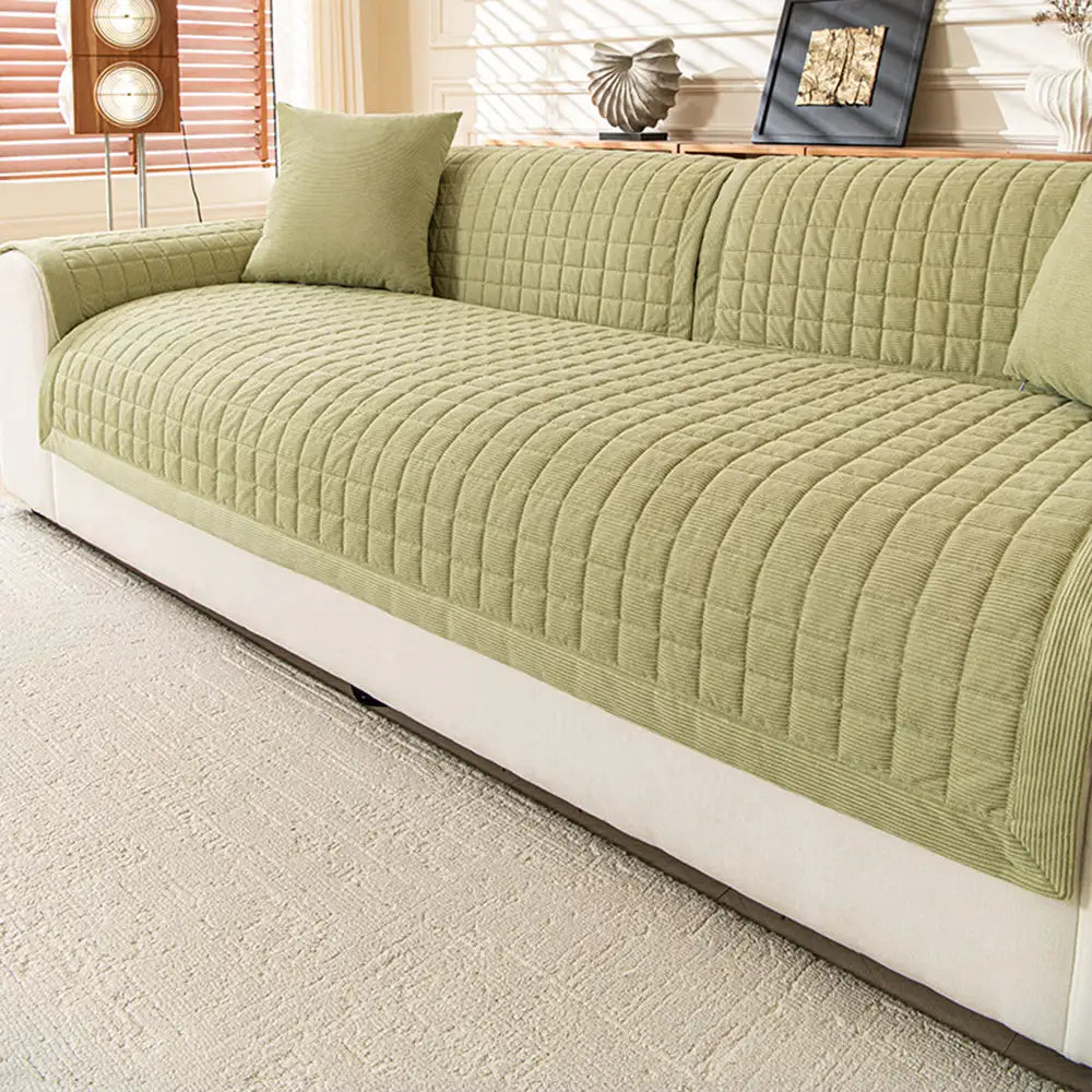 Gepolsterter quadratischer einfacher bequemer Sofa-Schutz Non-Slip Couchbezug