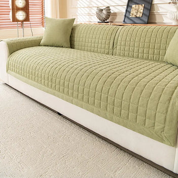 Gepolsterter quadratischer einfacher bequemer Sofa-Schutz Non-Slip Couchbezug