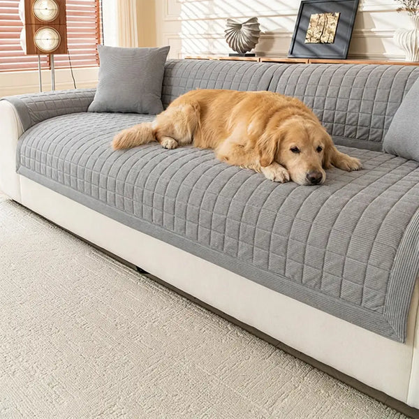 Gepolsterter quadratischer einfacher bequemer Sofa-Schutz Non-Slip Couchbezug