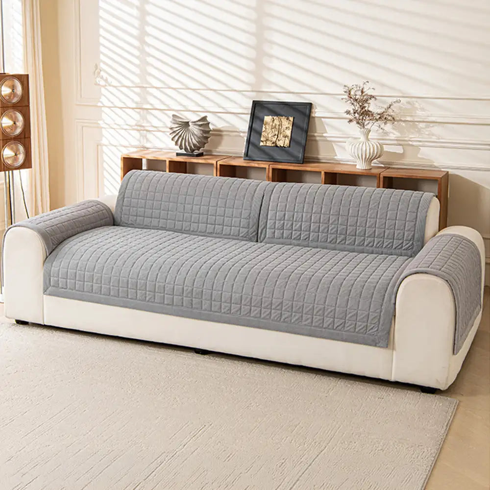 Gepolsterter quadratischer einfacher bequemer Sofa-Schutz Non-Slip Couchbezug