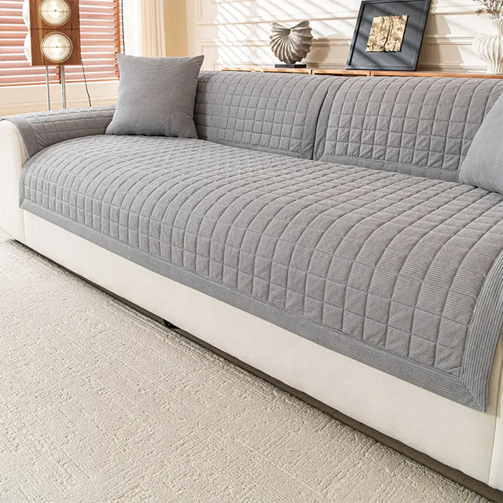 Gepolsterter quadratischer einfacher bequemer Sofa-Schutz Non-Slip Couchbezug