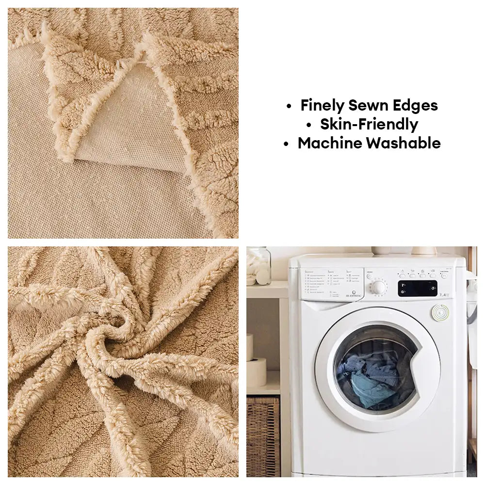 Einfache dicke weiche Fleece-Stoff Sofaschutz Couchbezug