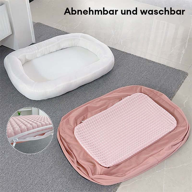 Weiches Kühllager Wendbares Waschbares Ganzjahres-Oval-Hundebett