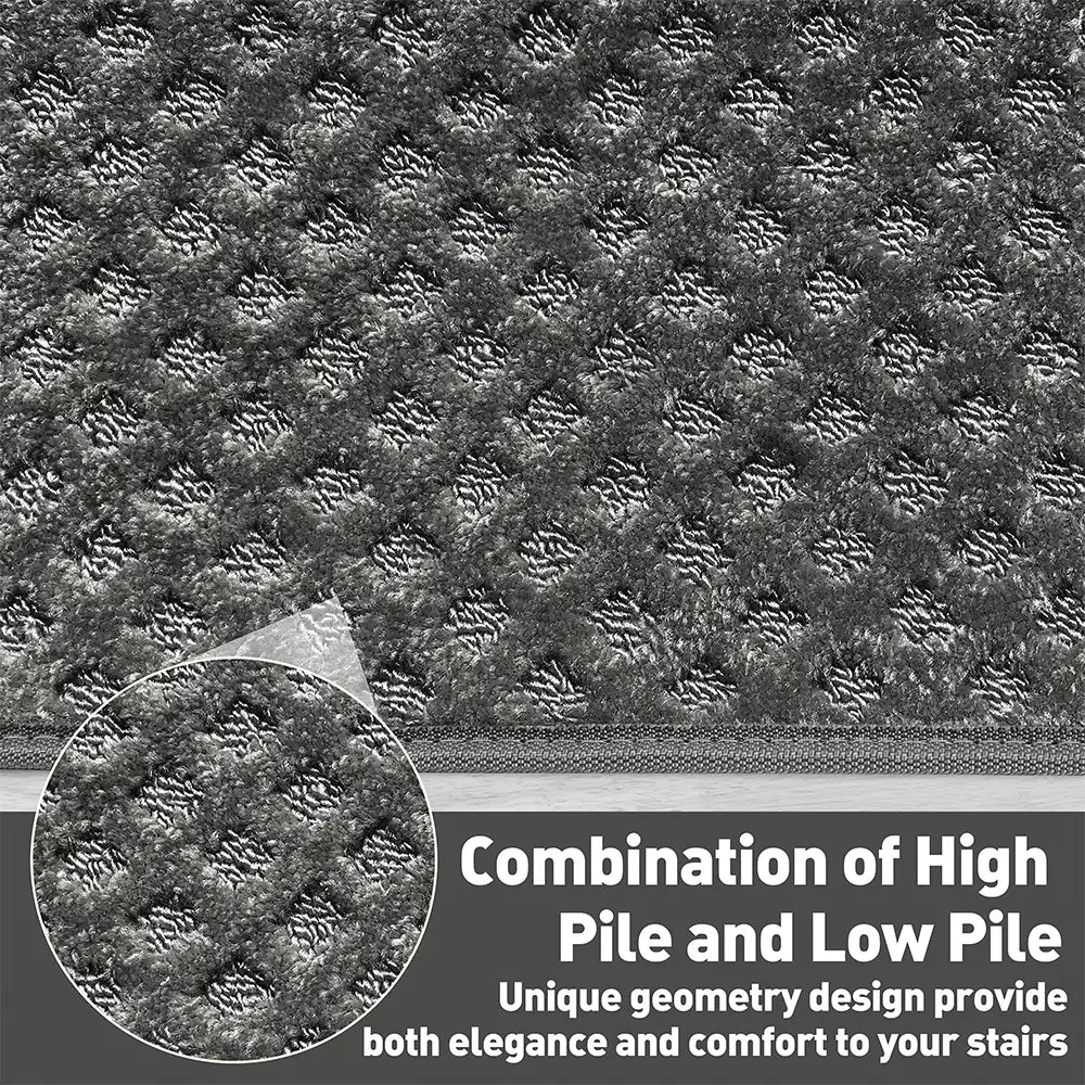 Weiche Plüsch-Innen-Stufenbeschützer, haustierfreundlich, teppichlose Treppenteppiche