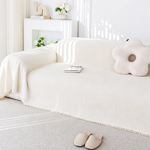 Weicher Plüsch Wasserbeständig Mehrzweck-Möbel Schutz Sofa Abdeckung