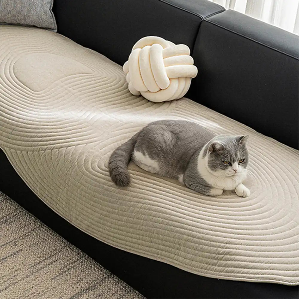 Weiche, reine Baumwolle Sofa- Schutz rutschfeste Couchhülle