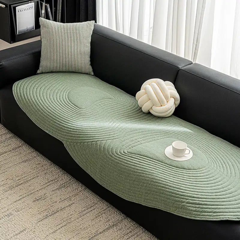 Weiche, reine Baumwolle Sofa- Schutz rutschfeste Couchhülle