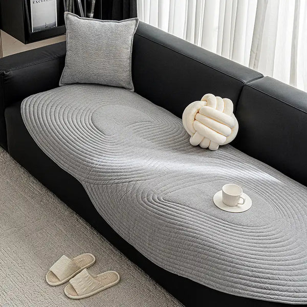 Weiche, reine Baumwolle Sofa- Schutz rutschfeste Couchhülle